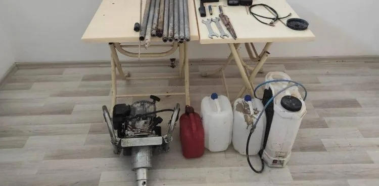 Kaçak kazı yapan 5 kişi suçüstü yakalandı