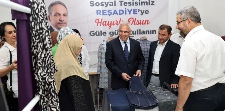 TALAS BELEDİYESİ’NDEN REŞADİYE'YE SOSYAL TESİS