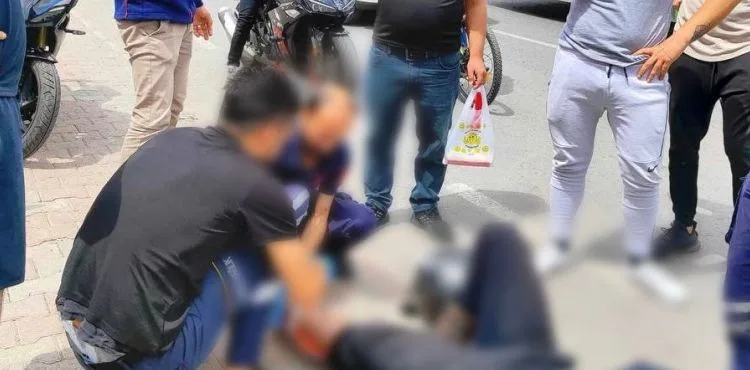 Otomobil ile motosiklet çarpıştı: 1 yaralı