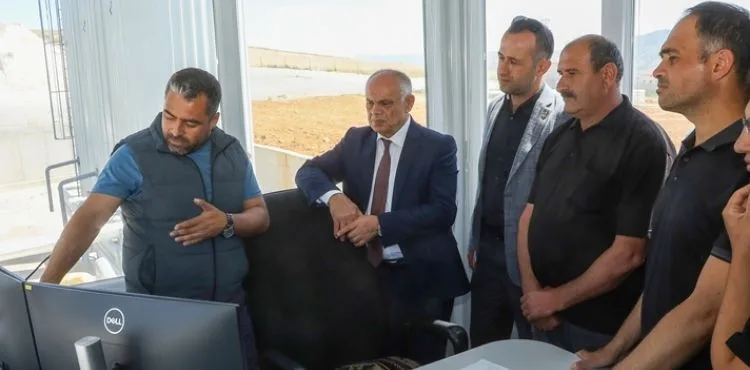 Başkan Esat Öztürk Asfalt Plentini Tanıttı