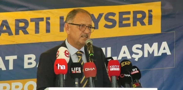 Bakan Özhaseki: “Problemlerimiz var ancak çözecek bir Cumhur İttifakımız da var”