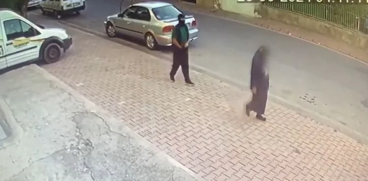 Kar maskeli tacizci 70 saatlik kamera çalışması neticesinde yakalandı
