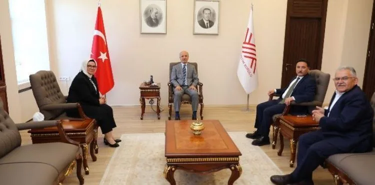 BAŞKAN BÜYÜKKILIÇ’TAN YÖK BAŞKANI ÖZVAR’A ZİYARET