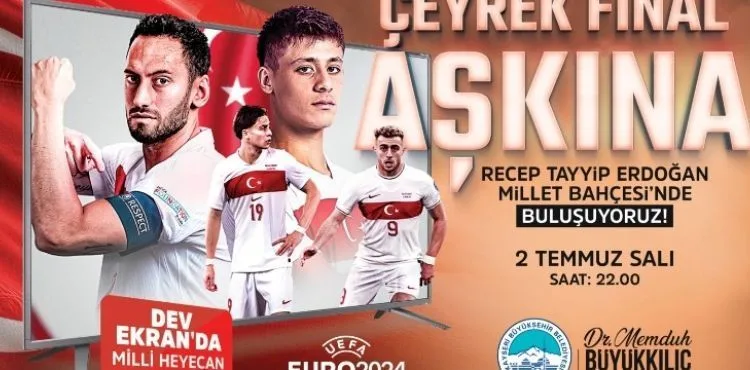 BAŞKAN BÜYÜKKILIÇ: “MİLLİ HEYECANI HEP BİRLİKTE YAŞAMAK İÇİN MİLLET BAHÇESİ’NDE BULUŞUYORUZ”