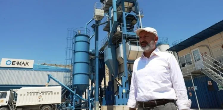 KOCASİNAN BELEDİYESİ’NDEN EN YÜKSEK KAPASİTEYE SAHİP ASFALT PLENTİ