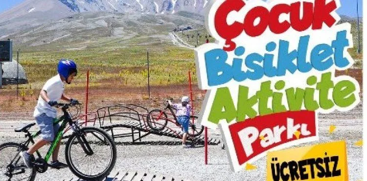 BÜYÜKŞEHİR, ERCİYES’TE ÇOCUK BİSİKLET VE AKTİVİTE PARKI SEZONUNU AÇTI