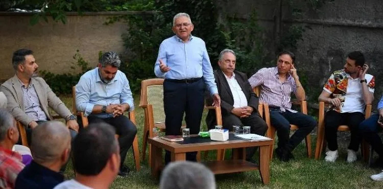 BAŞKAN BÜYÜKKILIÇ, AK PARTİ TALAS TEŞKİLATI İLE BİR ARAYA GELDİ