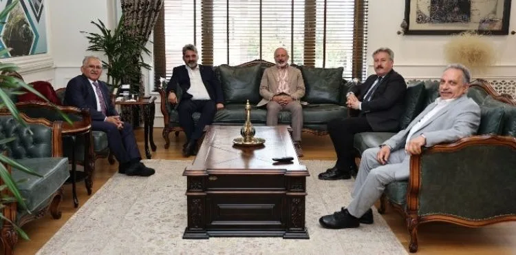 BAŞKANLAR TALAS'TA BULUŞTU