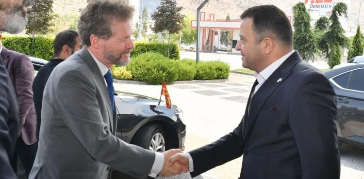Kayseri OSB Yönetimi, Kuzey Makedonya Büyükelçisini Konuk Etti