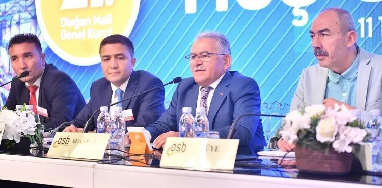 BAŞKAN BÜYÜKKILIÇ, OSB 21’İNCİ MALİ GENEL KURULU’NDA SANAYİCİLERLE BULUŞTU