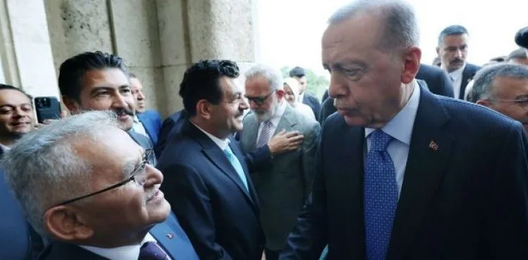 BAŞKAN BÜYÜKKILIÇ, CUMHURBAŞKANI ERDOĞAN İLE GÖRÜŞTÜ, KAYSERİLİLERE SELAMLARINI İLETTİ