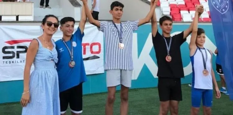 Kayserili atlet Türkiye Şampiyonası’ndan altın madalyayla döndü