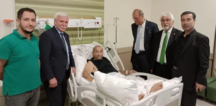 CHP heyetinden Bahadır'a ziyaret