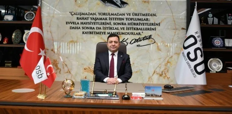 Kayseri OSB Başkanı Yalçın İSO İkinci 500 Listesinde Yer Alan 15 Kayseri Firmasını Kutladı
