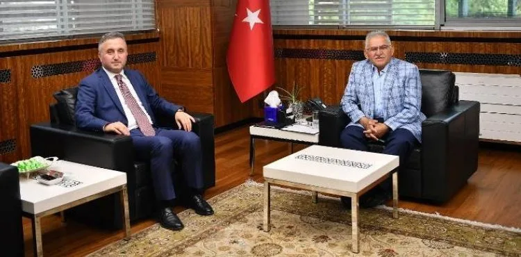 YENİ İL MİLLİ EĞİTİM MÜDÜRÜ ESEN’DEN BAŞKAN BÜYÜKKILIÇ’A ZİYARET