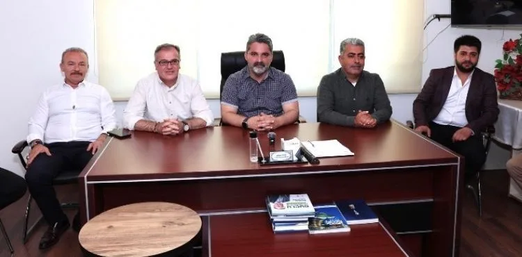 BAŞKAN ÖZDOĞAN, AK PARTİ HEYETİNİ AĞIRLADI