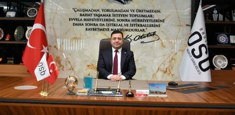 Kayseri OSB Başkanı Yalçın Haziran Ayı İşsizlik Rakamını Değerlendirdi