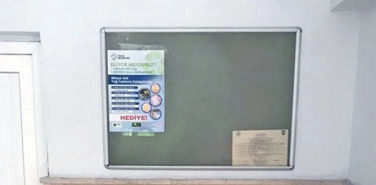 TALAS’TA ATIK YAĞLAR ÇÖPE GİTMİYOR