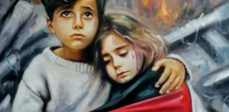 TALAS BELEDİYESİNDEN GAZZELİ ÇOCUKLAR RESİM SERGİSİ