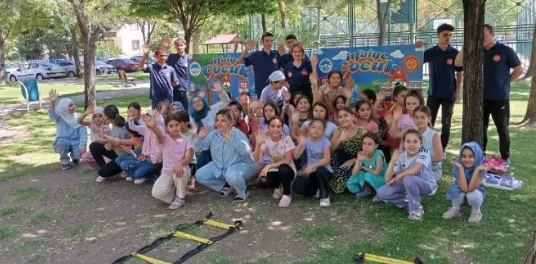 BÜYÜKŞEHİR’DEN GENÇLERE “YANGIN” BİLGİLENDİRMESİ