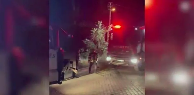 Hacılar’daki yangına iki TOMA’yla müdahale
