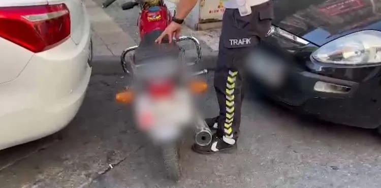 Polis ekiplerinden 655 araca cezai işlem