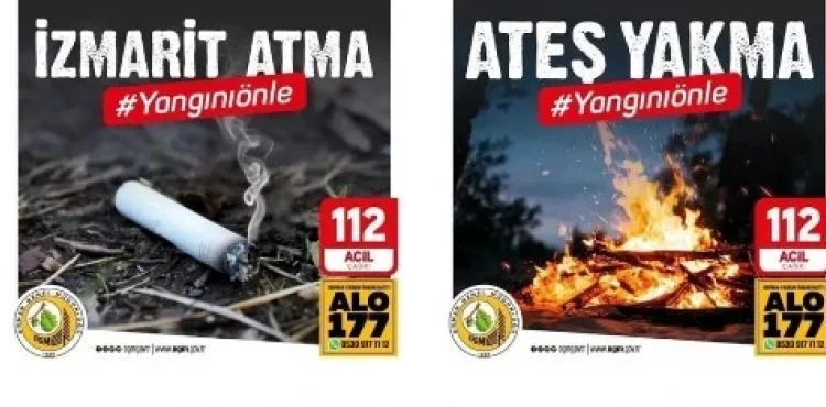 Yüksek sıcaklara karşı Kayseri OBM’den yangın uyarısı
