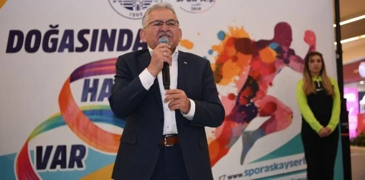 BAŞKAN BÜYÜKKILIÇ, KAYSERİ’DE 4 MİLYONA YAKIN KİŞİYİ SPORLA BULUŞTURDU
