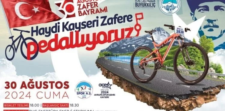 BÜYÜKŞEHİR’DEN 30 AĞUSTOS ZAFER BAYRAMI’NDA BİSİKLET TURU ETKİNLİĞİ