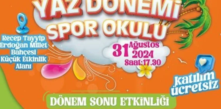 BÜYÜKŞEHİR SPOR A.Ş’DEN YAZ DÖNEMİ SPOR OKULLARI DÖNEM SONU ETKİNLİĞİ