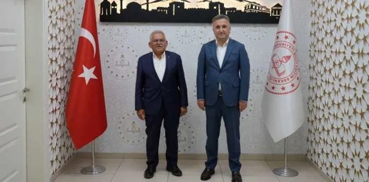 BAŞKAN BÜYÜKKILIÇ’TAN YENİ İL MİLLİ EĞİTİM MÜDÜRÜ ESEN’E İADEİZİYARET