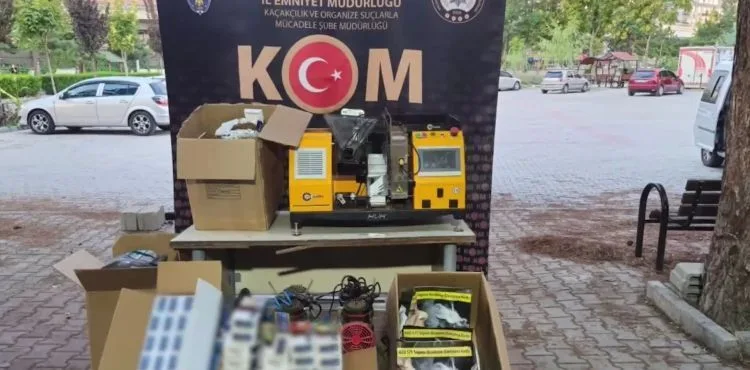 Bünyan'da kaçakçılık operasyonu: 1 gözaltı