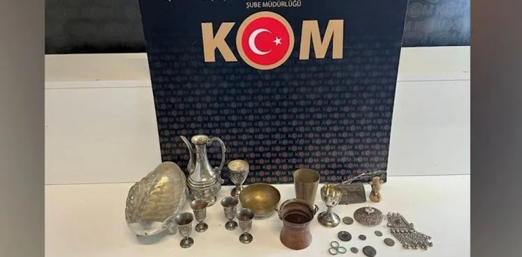 Tarihi eser kaçakçılığı operasyonunda 3 gözaltı
