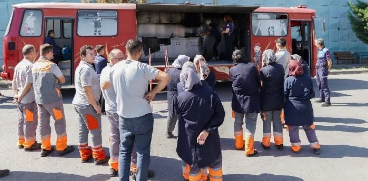 MELİKGAZİ BELEDİYESİ’NDE PERSONEL İÇİN YANGIN EĞİTİMİ VERİLDİ