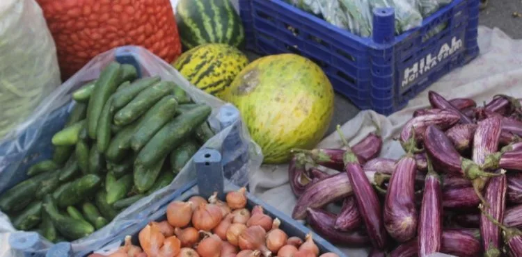 Kocasinan’daki Organik Pazar’da vatandaşlar yetiştirdikleri ürünleri satıyor