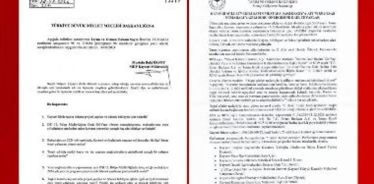Dere taşkını kontrolü soru önergesini bakanlık yanıtladı