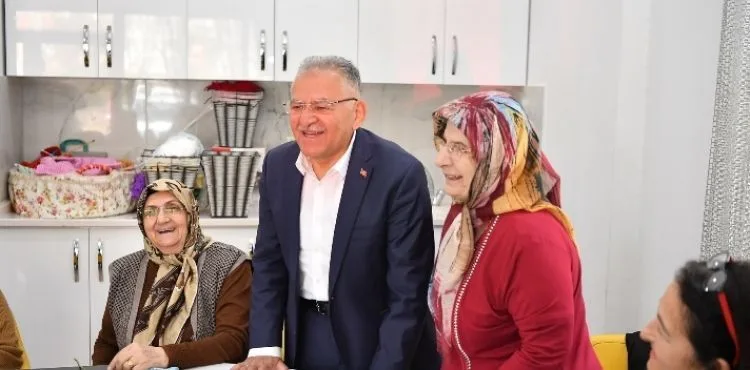 BAŞKAN BÜYÜKKILIÇ, ULU ÇINARLARIN HER ZAMAN YANINDA