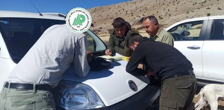 Yasa dışı av yapan 7 avcıya ceza kesildi