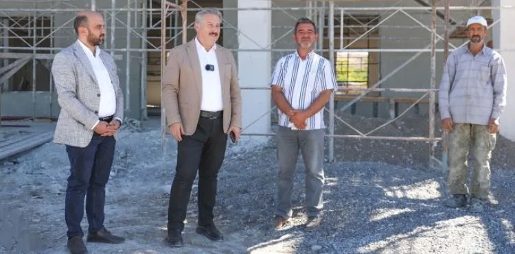 YUNUS EMRE CAMİ ÇALIŞMALARINDA SONA GELİNİYOR
