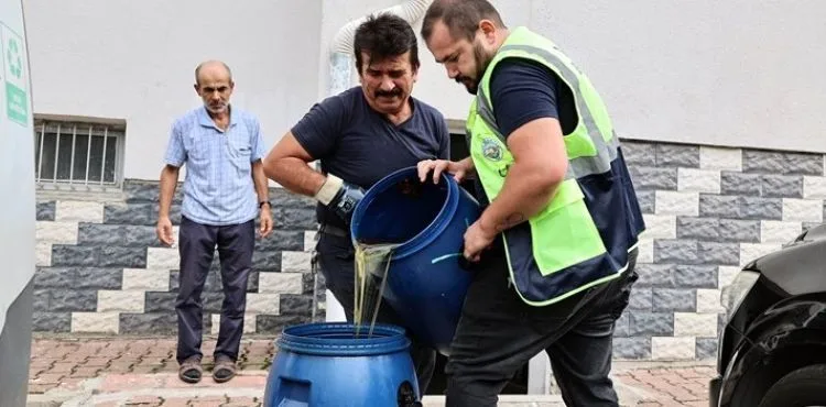 TALAS'TA ATIK YAĞLAR EKONOMİYE DÖNÜŞÜYOR