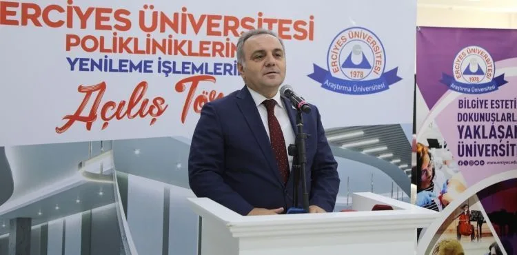 ERÜ Gevher Nesibe Hastanesi’nin Yenilenen Poliklinikleri’nin Açılışı Gerçekleştirildi
