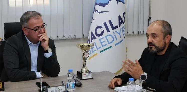 HACILAR'IN GURUR KAYNAĞI HADAK'TAN BAŞKAN ÖZDOĞAN'A ZİYARET