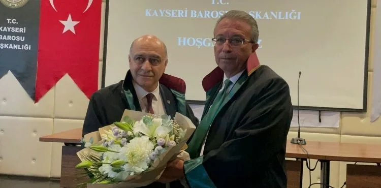 Kayseri Barosunda devir teslim töreni düzenlendi