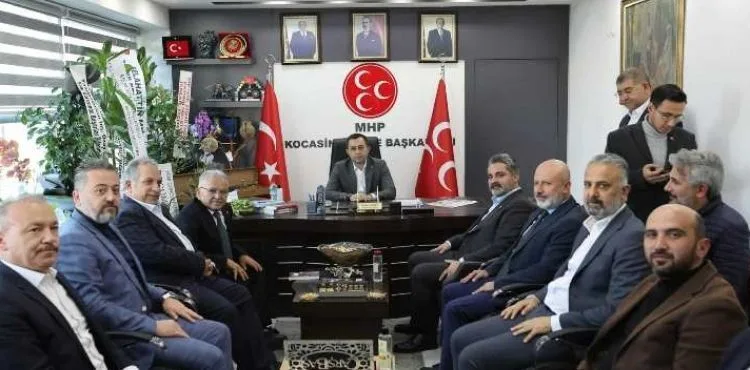 BAŞKAN BÜYÜKKILIÇ’TAN CUMHUR İTTİFAKI ORTAĞI MHP’YE “HAYIRLI OLSUN” ZİYARETİ