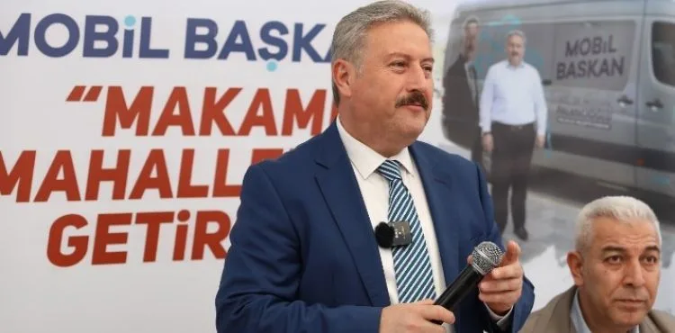 MOBİL BAŞKAN TINAZTEPE’DE İLGİYLE KARŞILANDI