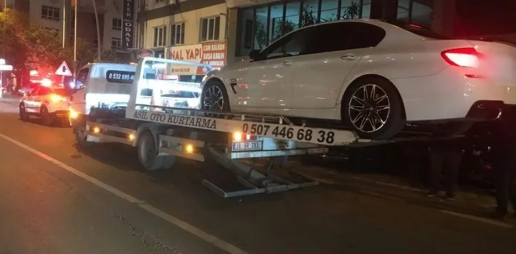 Drift atan araç sürücüsüne 32 bin 233 lira ceza