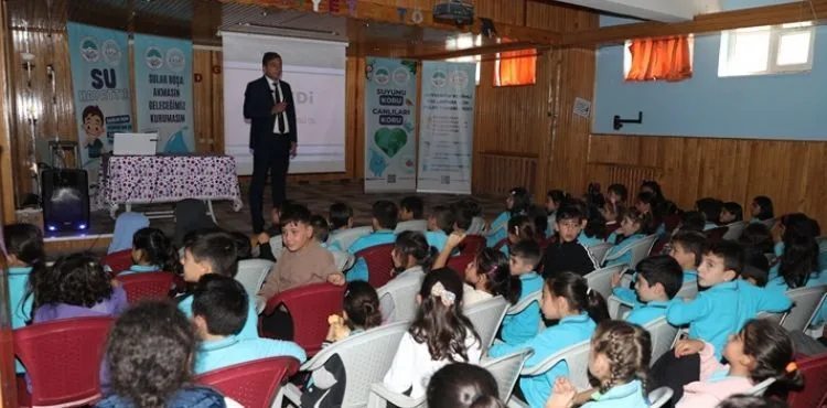 KASKİ, ÖĞRENCİLERE SU TASARRUFUNU AŞILADI