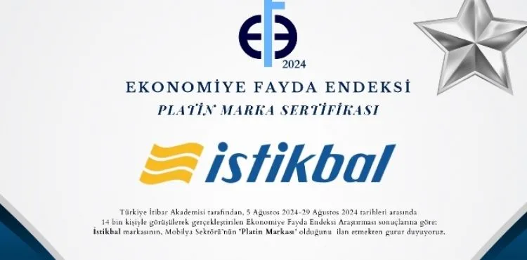 İstikbal’e “Platin” Ödül
