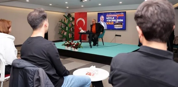GENÇLER, BAŞKAN YALÇIN'A 'SÖYLEYECEKLERİM VAR' DEDİ