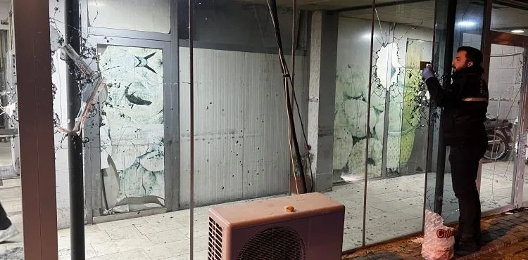 Kayseri'de fırına silahlı saldırı; o anlar kamerada